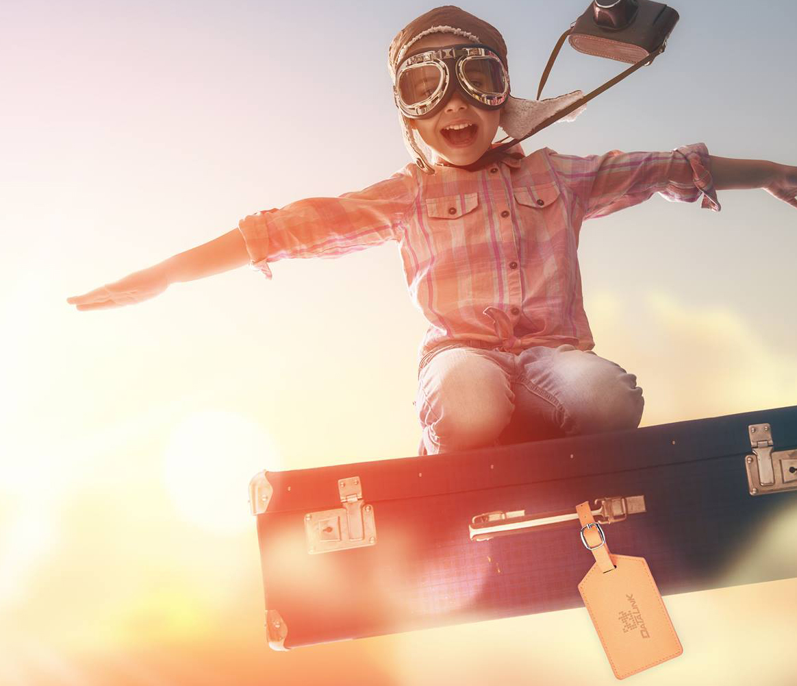 G528 TOSCANO GENUINE LEATHER LUGGAGE TAG